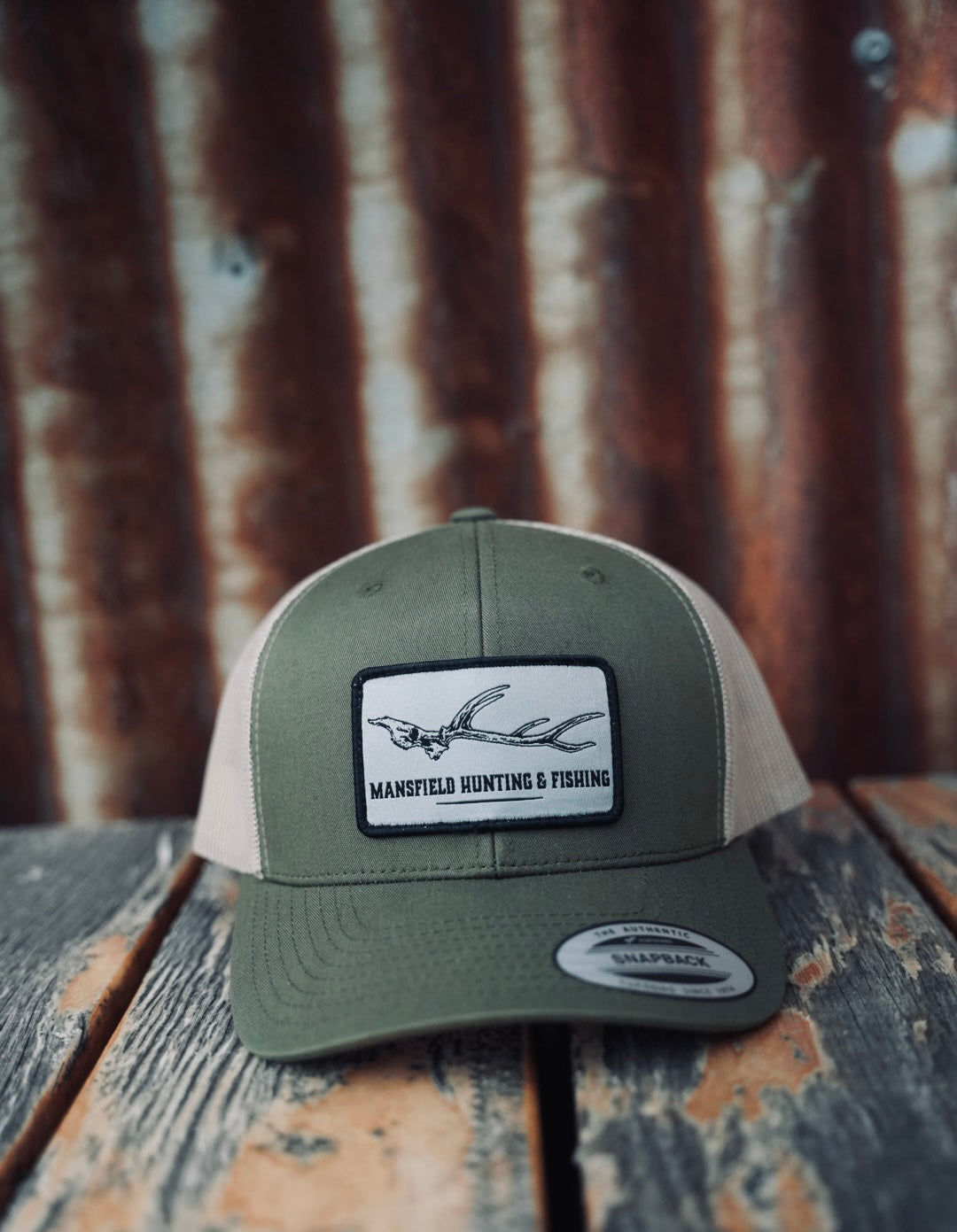 MHF Euro Skull Moss Green/Khaki Cap - - Mansfield Hunting & Fishing - Products to prepare for Corona Virus