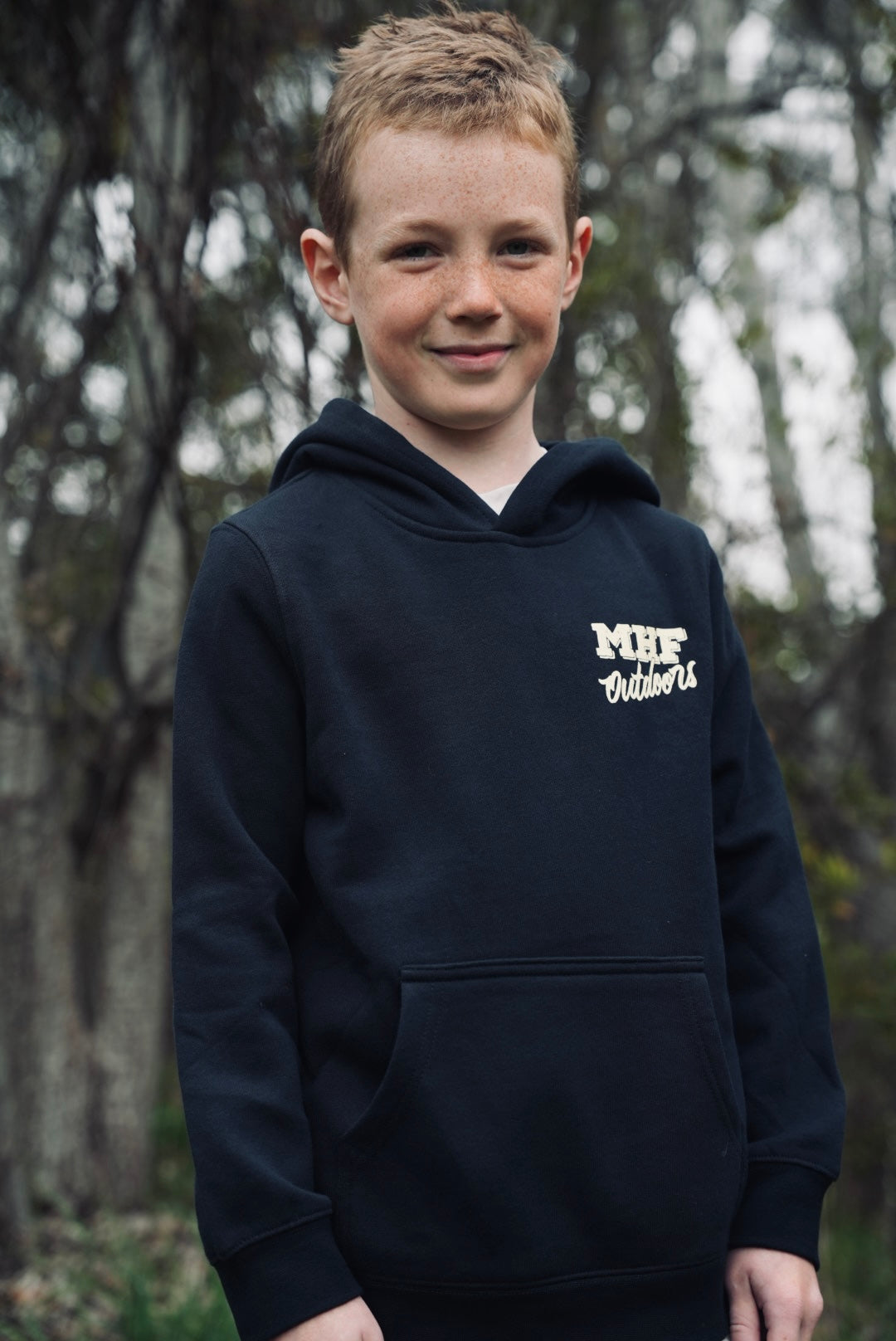 MHF Kids Wild Aussie Hoodie - Navy - - Mansfield Hunting & Fishing - Products to prepare for Corona Virus