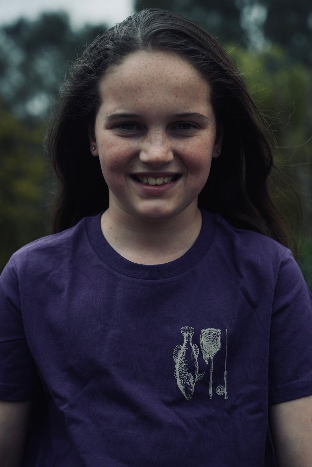 MHF Kids Freshwater Tee - Purple - - Mansfield Hunting & Fishing - Products to prepare for Corona Virus