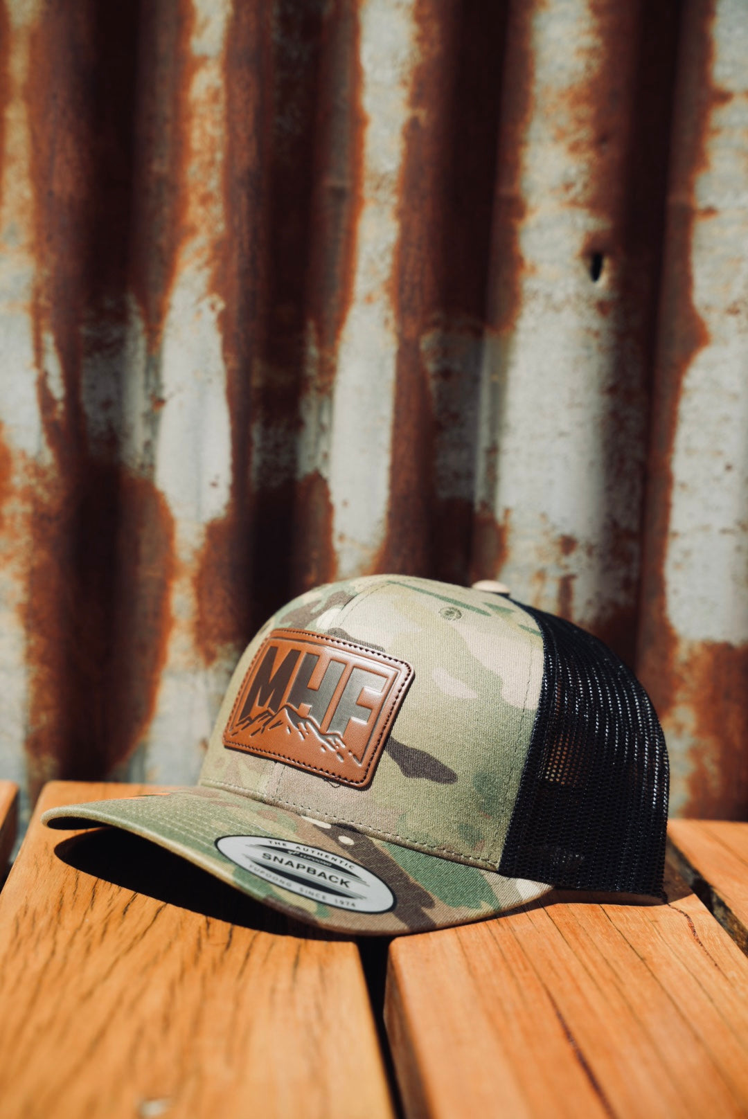 MHF Camo Trucker Cap - - Mansfield Hunting & Fishing - Products to prepare for Corona Virus