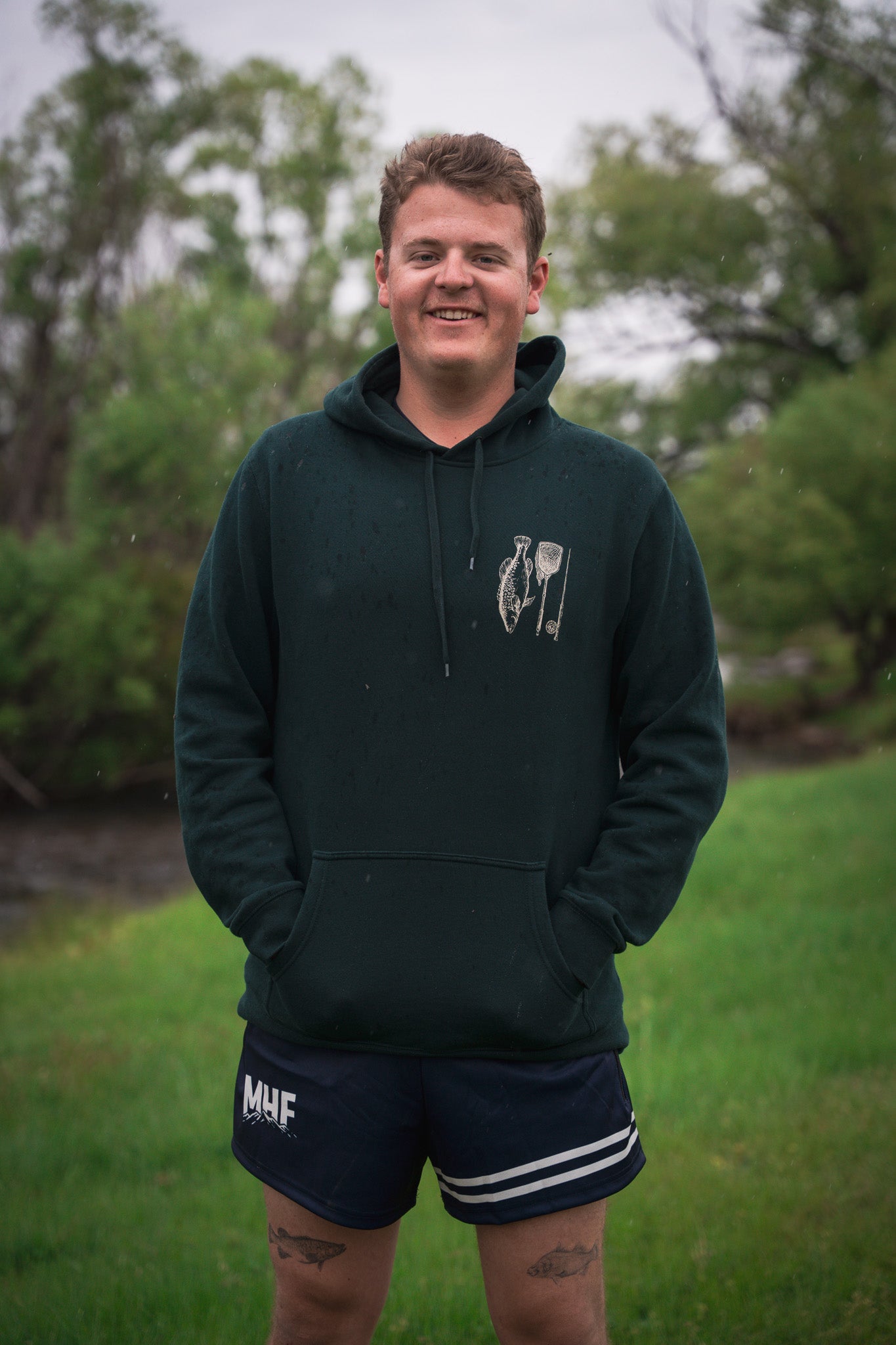 MHF Mountain Footy Shorts - Side Zip Pockets - - Mansfield Hunting & Fishing - Products to prepare for Corona Virus