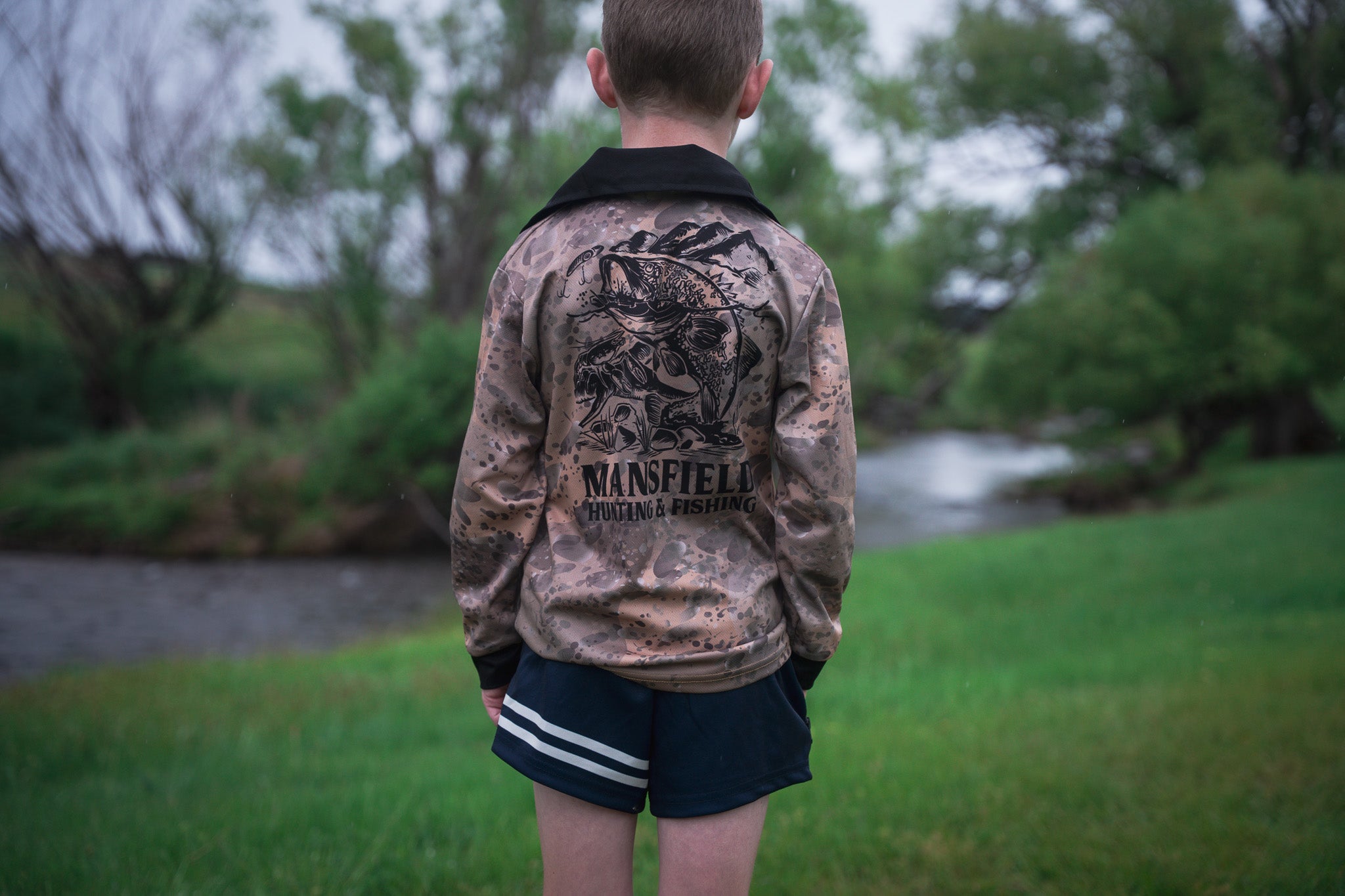 MHF Kids Mountain Footy Shorts - Side Zip Pockets - - Mansfield Hunting & Fishing - Products to prepare for Corona Virus
