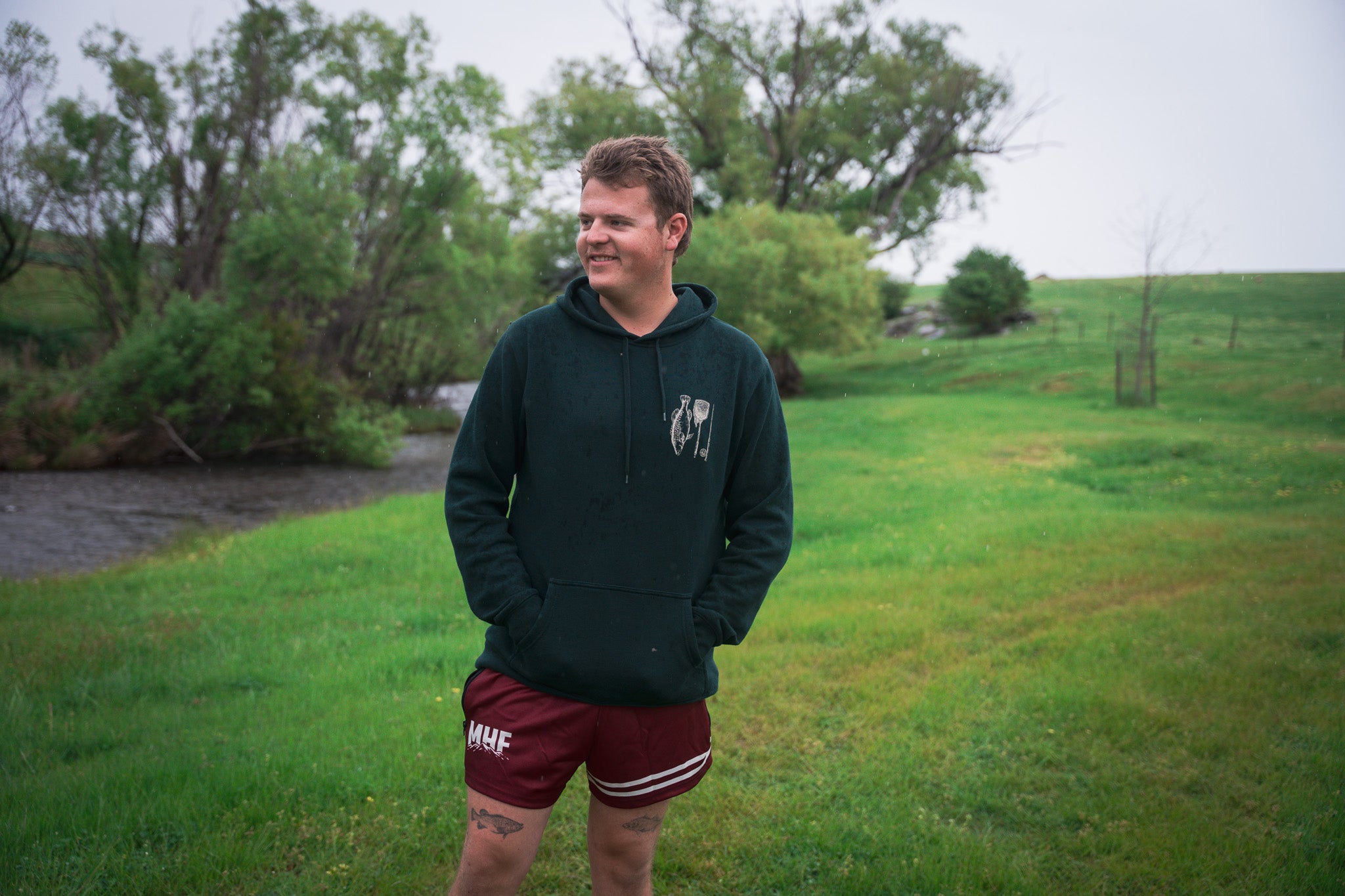 MHF Mountain Footy Shorts - Side Zip Pockets - - Mansfield Hunting & Fishing - Products to prepare for Corona Virus