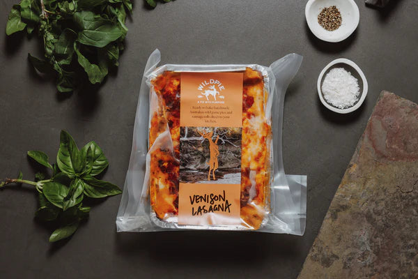 Wildpie Venison Lasagna 1kg - - Mansfield Hunting & Fishing - Products to prepare for Corona Virus