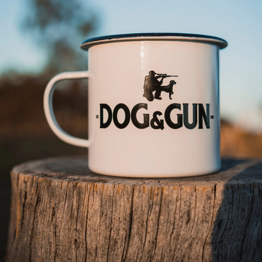Dog & Gun Big Dog Enamel Mug