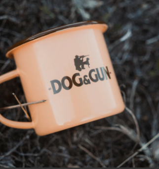 Dog & Gun Enamel Mug Desert Clay - - Mansfield Hunting & Fishing - Products to prepare for Corona Virus