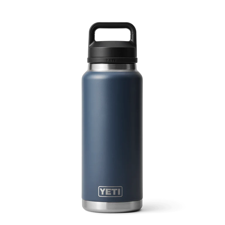 Yeti 36oz Bottle with Chug Cap (1065ml) - 36OZ / NAVY - Mansfield Hunting & Fishing - Products to prepare for Corona Virus