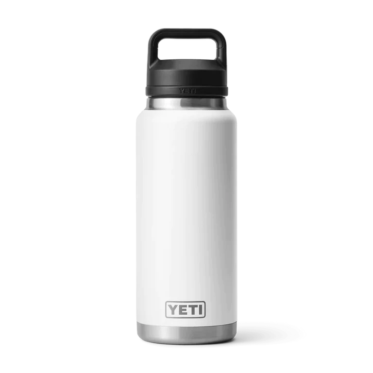 Yeti 36oz Bottle with Chug Cap (1065ml) - 36OZ / WHITE - Mansfield Hunting & Fishing - Products to prepare for Corona Virus