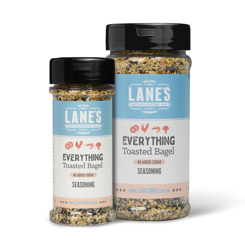 Lanes BBQ Everything Toasted Bagel 130g - - Mansfield Hunting & Fishing - Products to prepare for Corona Virus