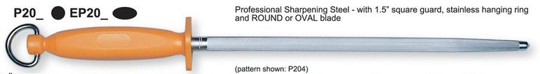 Egginton 10 Inch Superfine Cut Professional Sharpening Steel Oval - - Mansfield Hunting & Fishing - Products to prepare for Corona Virus