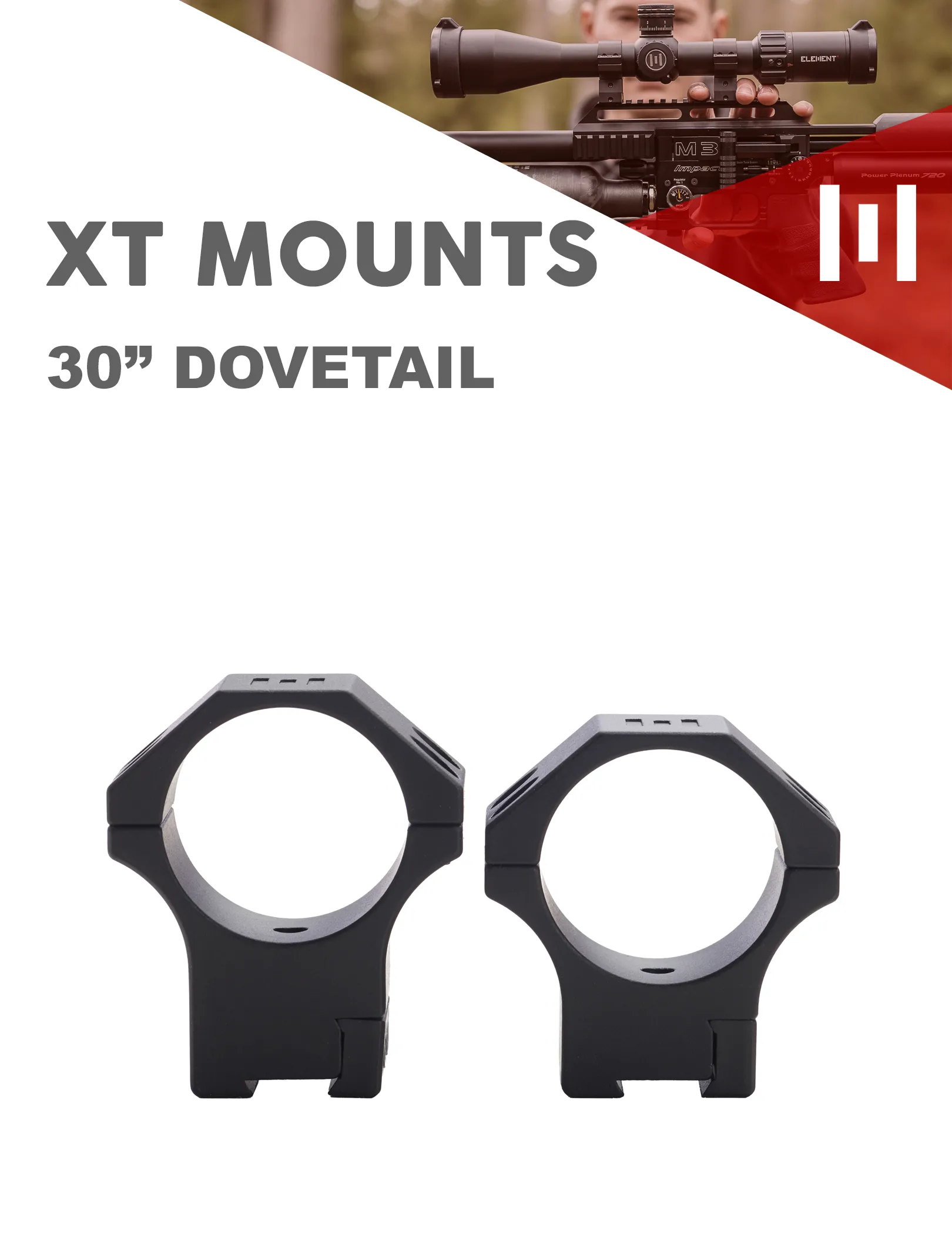 Element Optics XT Scope Dovetail Mount - - Mansfield Hunting & Fishing - Products to prepare for Corona Virus