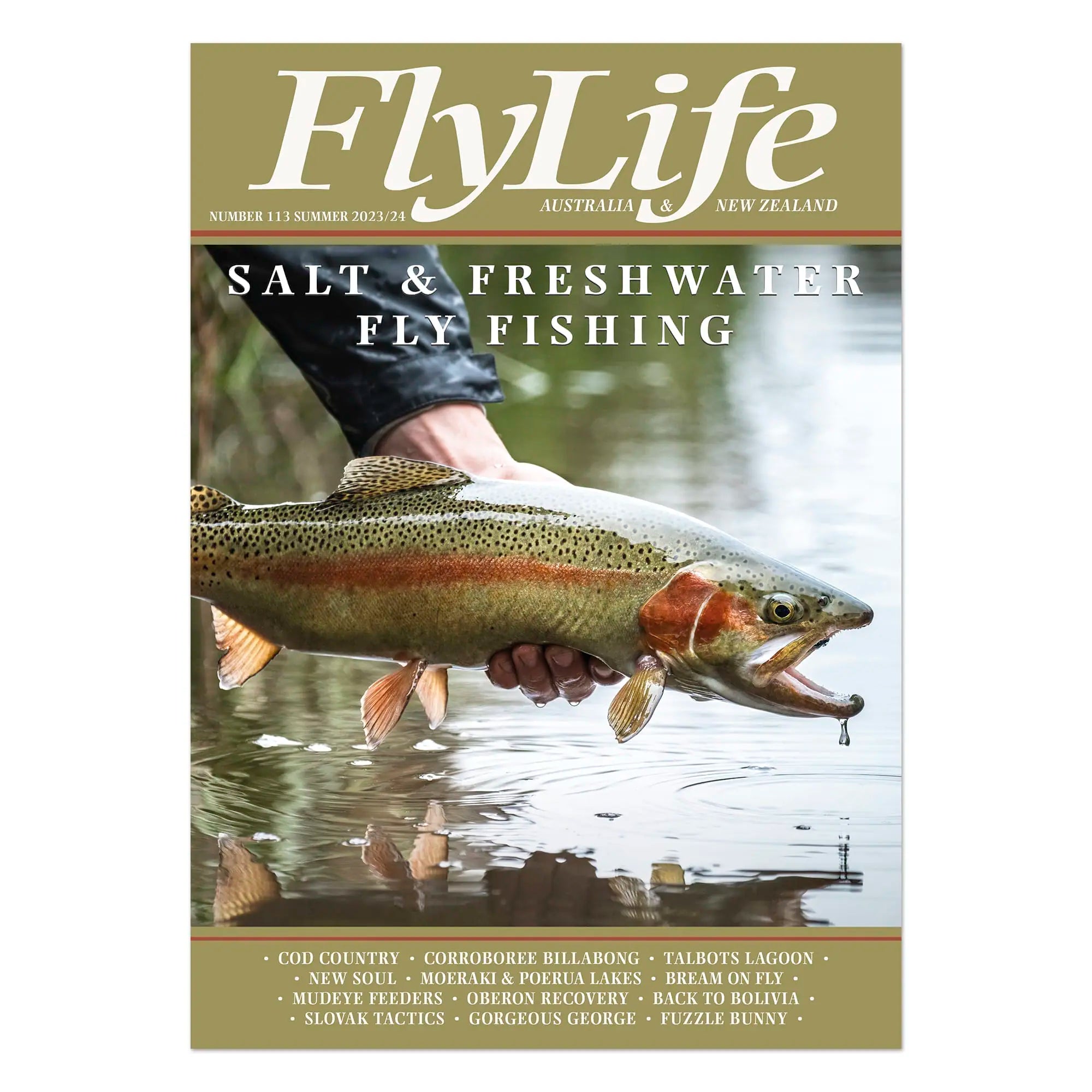 FlyLife Australia & New Zealand Issue 113 2023/2024 -  - Mansfield Hunting & Fishing - Products to prepare for Corona Virus