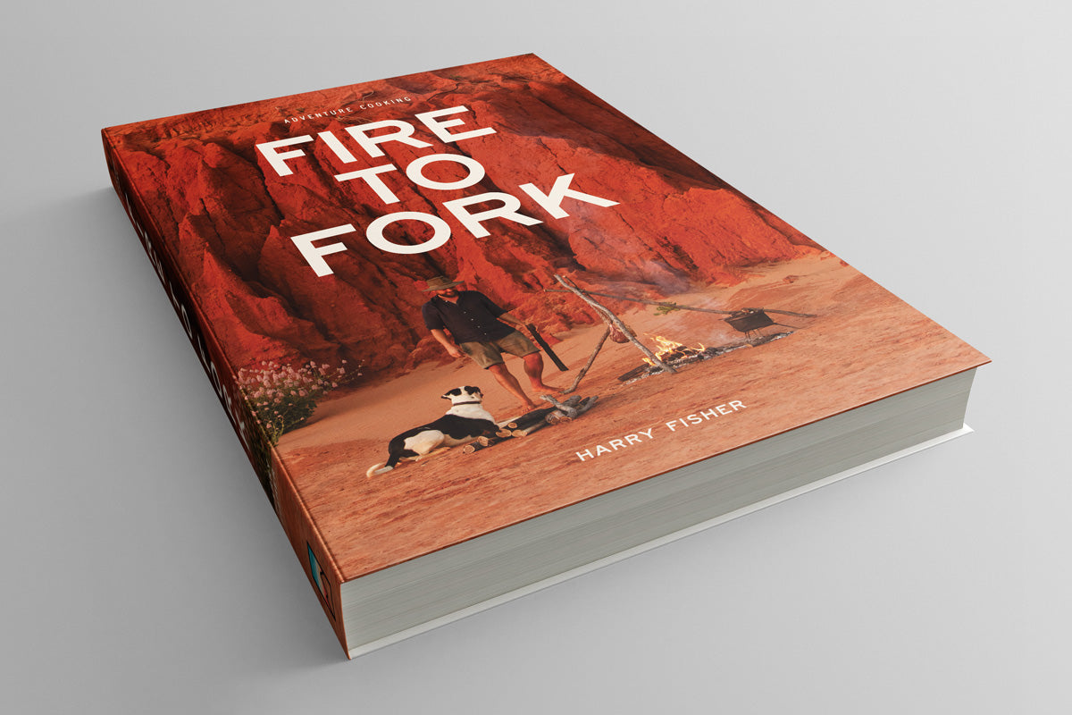 Fire To Fork Adventure Cooking Book - By Harry Fisher - - Mansfield Hunting & Fishing - Products to prepare for Corona Virus