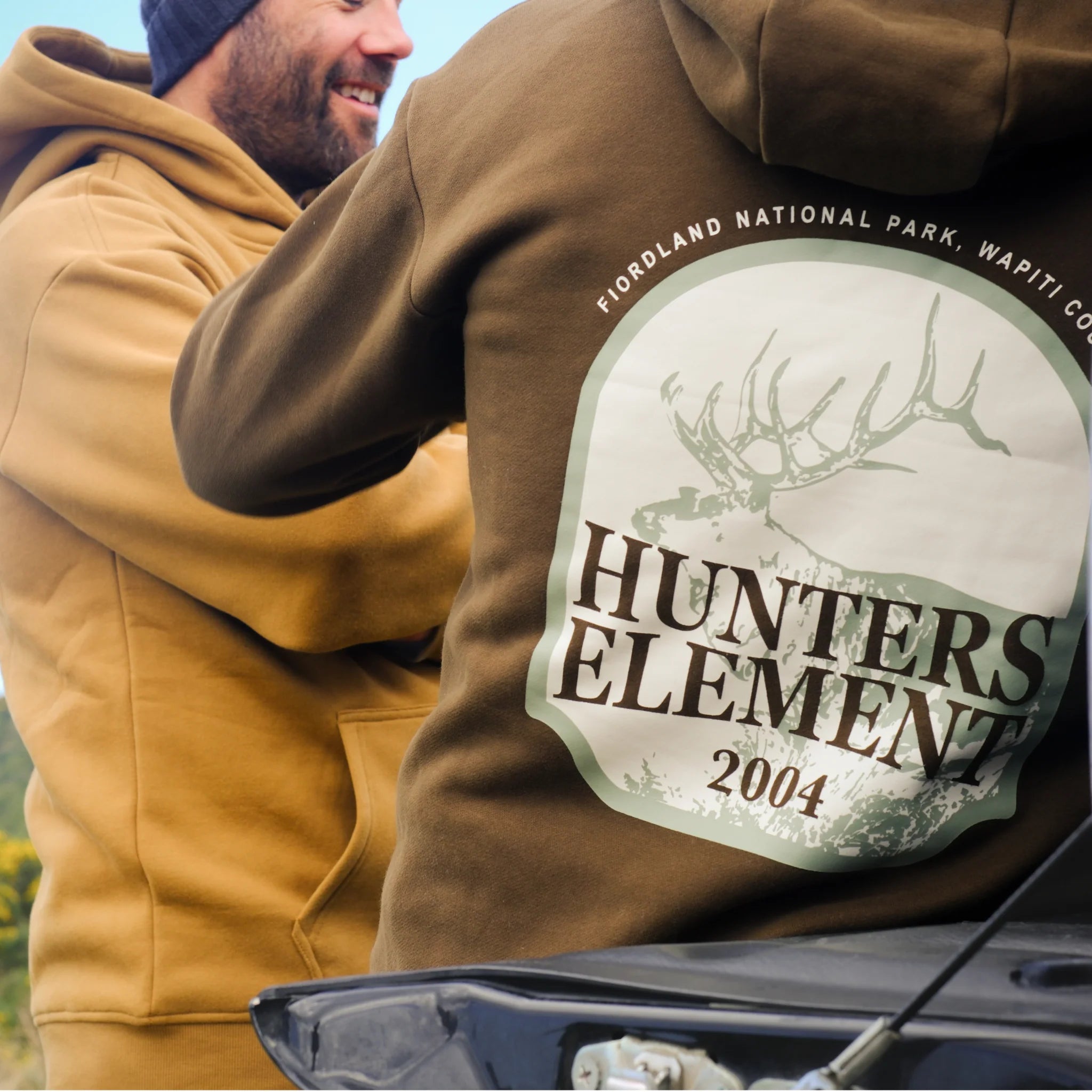 Hunters Element Fiordland Hoodie - Khaki - - Mansfield Hunting & Fishing - Products to prepare for Corona Virus