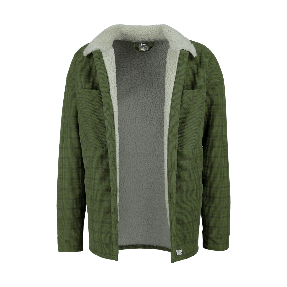 Spika Mens Go Brite Check Sherpa Jacket - Green - S - Mansfield Hunting & Fishing - Products to prepare for Corona Virus
