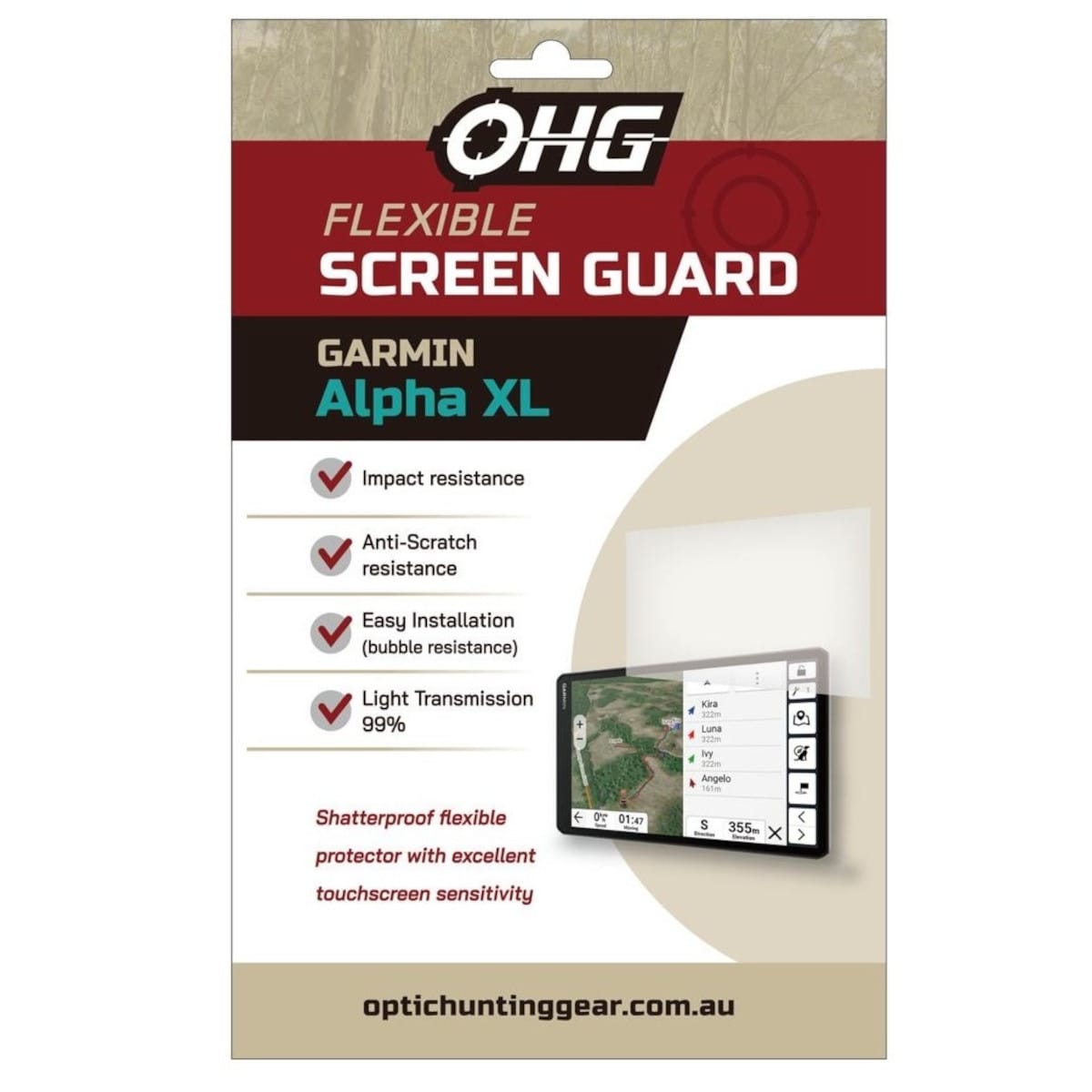 Alpha XL Screen Protector - - Mansfield Hunting & Fishing - Products to prepare for Corona Virus