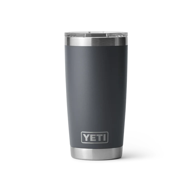Yeti 20oz Tumbler with MagSlider Lid - 20OZ / CHARCOAL - Mansfield Hunting & Fishing - Products to prepare for Corona Virus