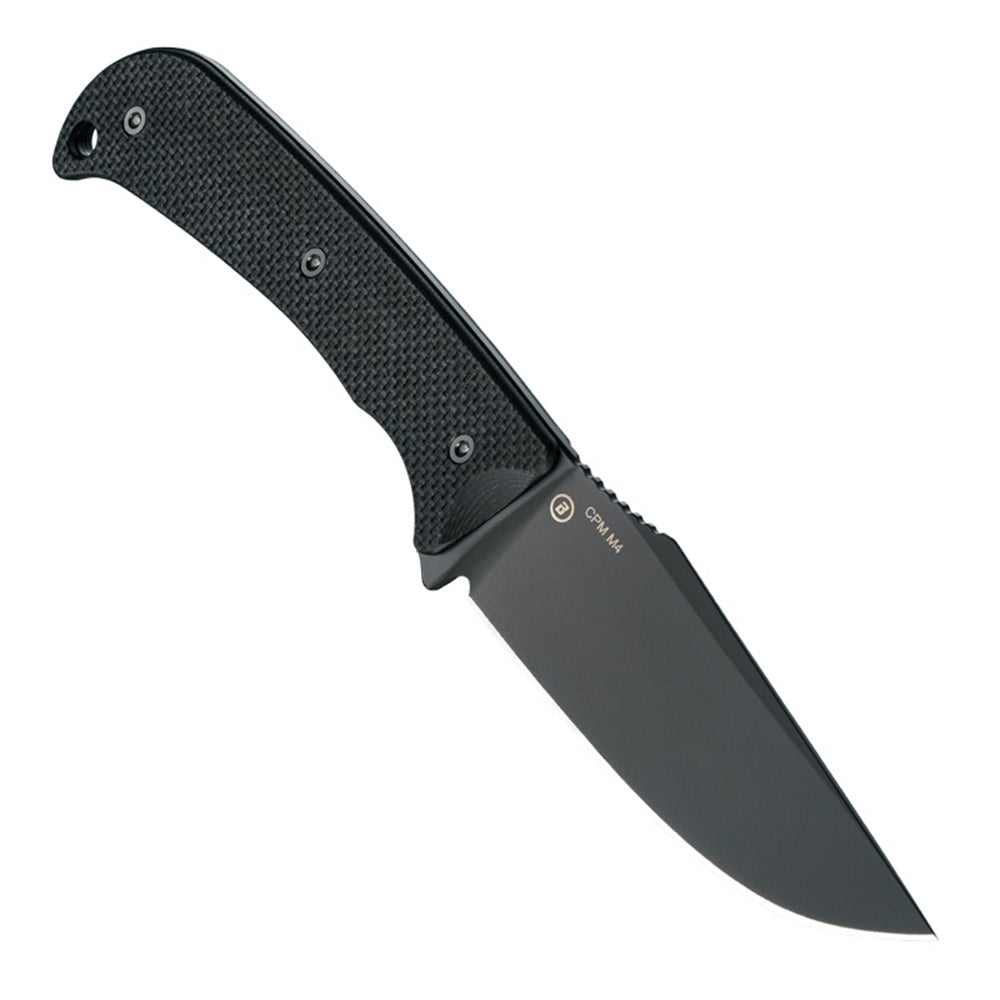 Hugue Extrak XL Fixed Clip Point Knife - 3.9" Blade - - Mansfield Hunting & Fishing - Products to prepare for Corona Virus