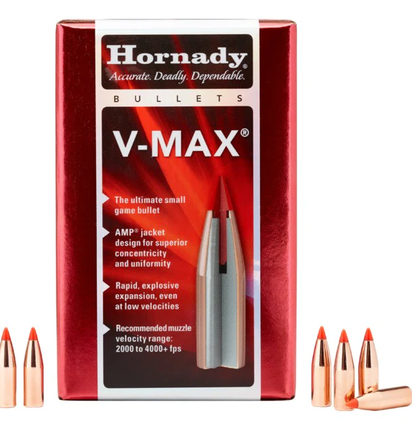Hornady V-Max 17 Cal 20gr Projectiles - 100Pk -  - Mansfield Hunting & Fishing - Products to prepare for Corona Virus