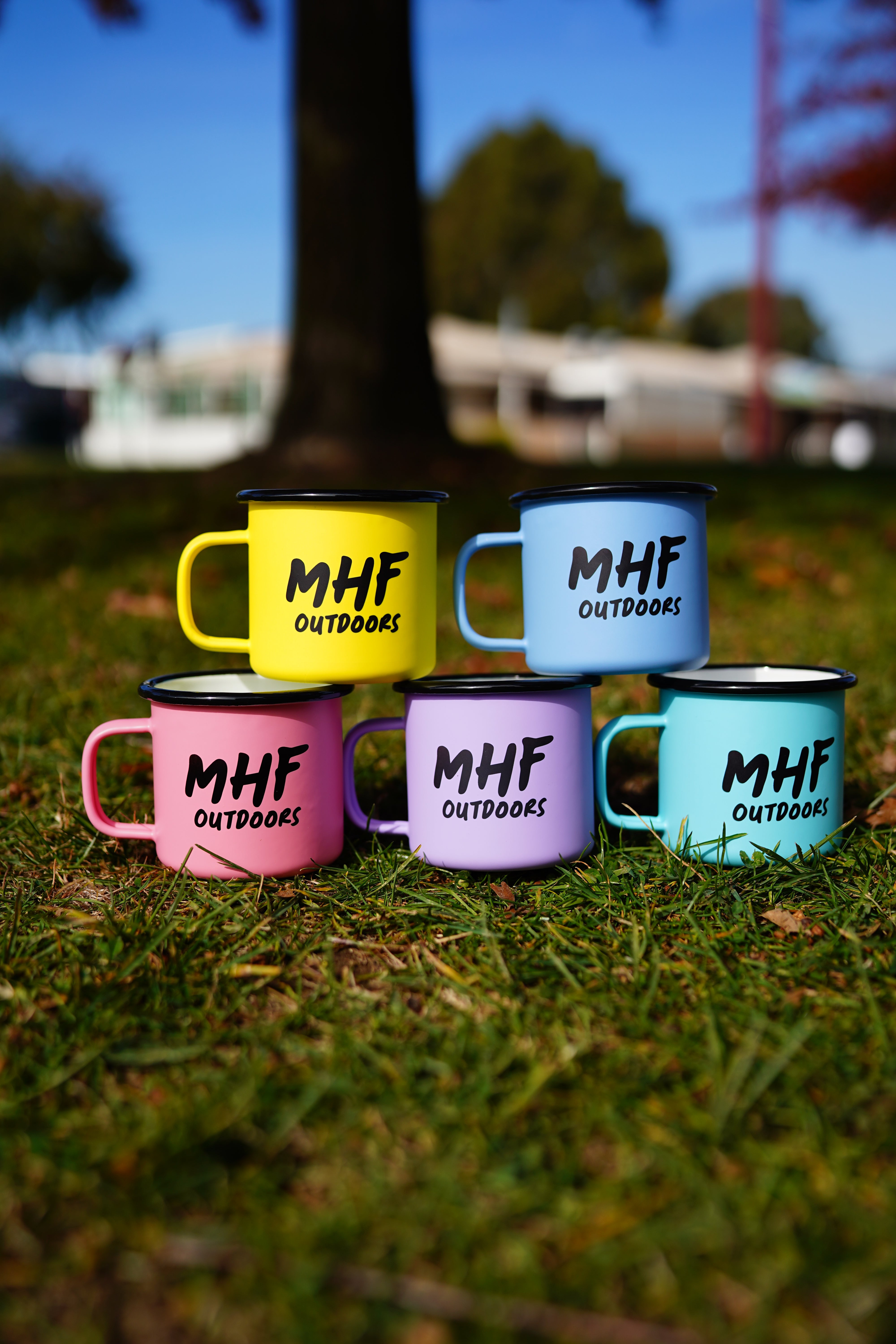 MHF Outdoors Enamel Camp Mug -  - Mansfield Hunting & Fishing - Products to prepare for Corona Virus
