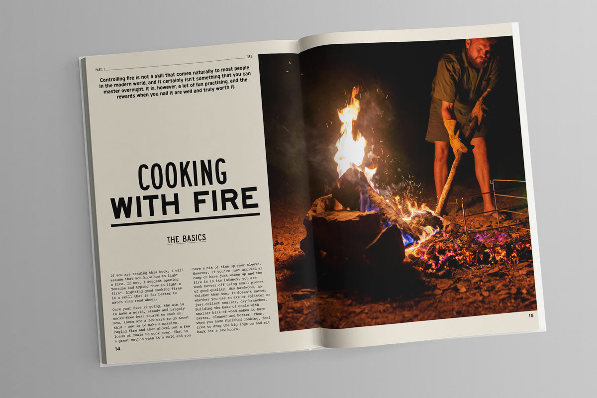 Fire To Fork Adventure Cooking Book - By Harry Fisher - - Mansfield Hunting & Fishing - Products to prepare for Corona Virus
