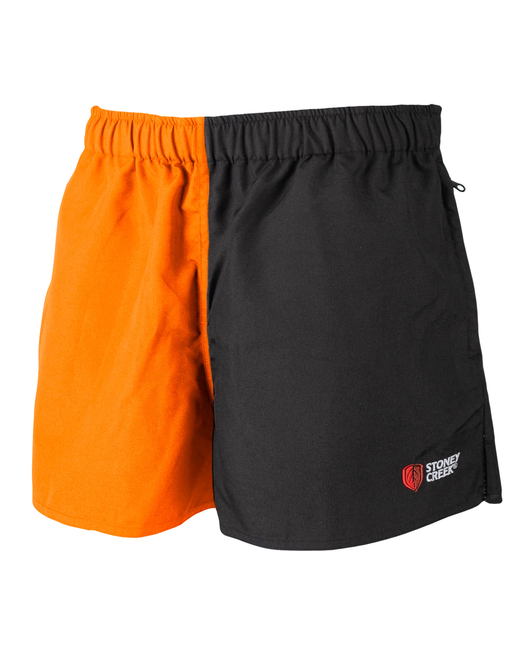 Stoney Creek Mens Jester Pro Shorts - Orange/Black - S / ORANGE/BLACK - Mansfield Hunting & Fishing - Products to prepare for Corona Virus