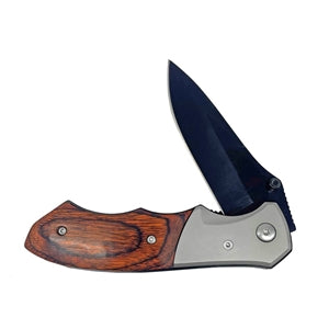 Blade Runner Folder Wood Brown 8.3cm - - Mansfield Hunting & Fishing - Products to prepare for Corona Virus