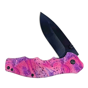 Blade Runner Folder Knife - Pink - - Mansfield Hunting & Fishing - Products to prepare for Corona Virus