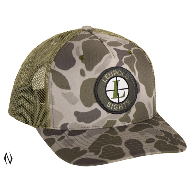 Leupold Duck Camo Trucker Cap - - Mansfield Hunting & Fishing - Products to prepare for Corona Virus