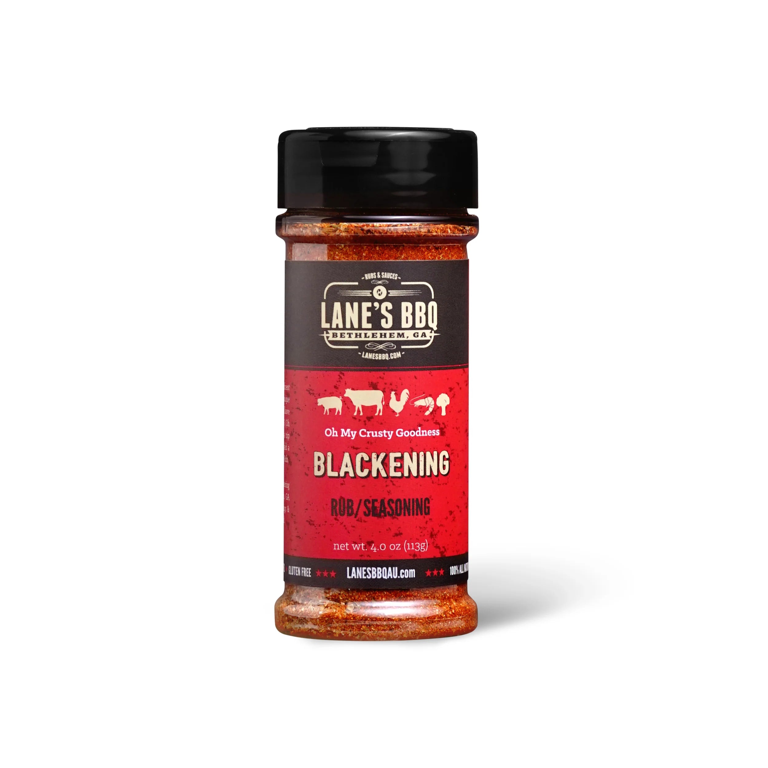Lanes BBQ Seasoning - Blackening - 130 Gm -  - Mansfield Hunting & Fishing - Products to prepare for Corona Virus