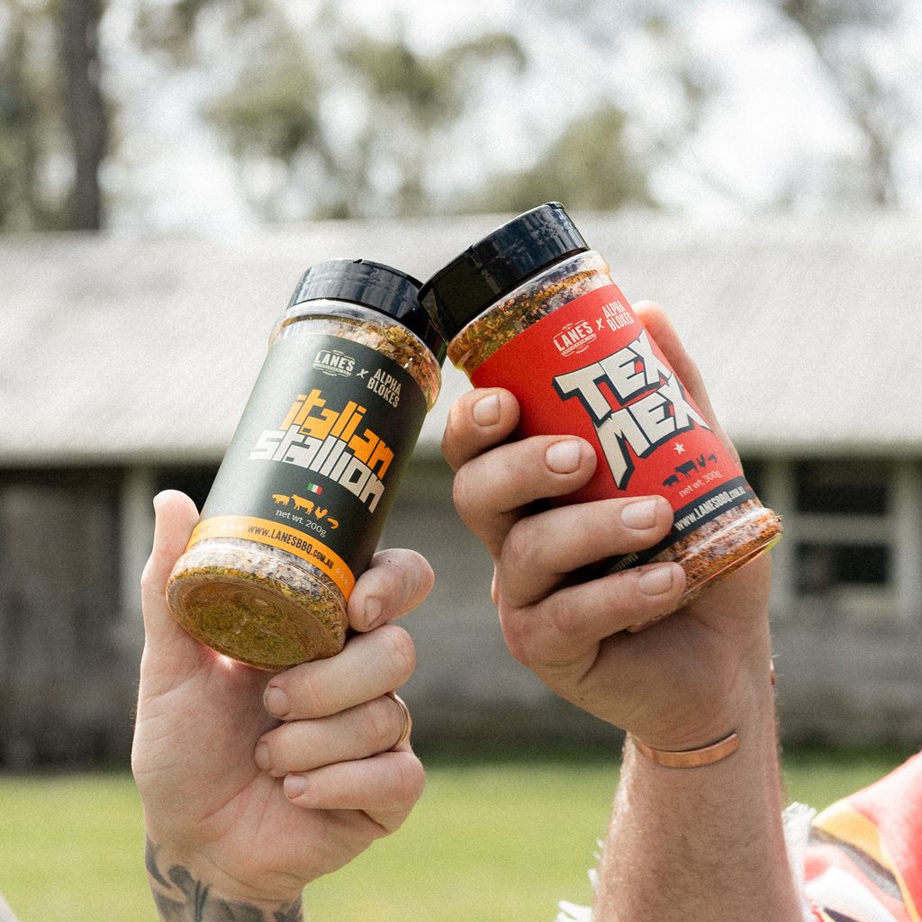 Lanes BBQ Alpha Blokes Italian Stallion Pitmaster Rub - 200 g - - Mansfield Hunting & Fishing - Products to prepare for Corona Virus