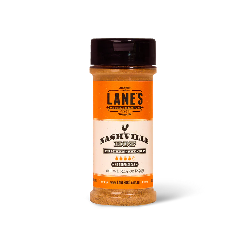 Lanes BBQ Seasoning - Nashville Hot Chicken-Fry-Dip 130g - - Mansfield Hunting & Fishing - Products to prepare for Corona Virus