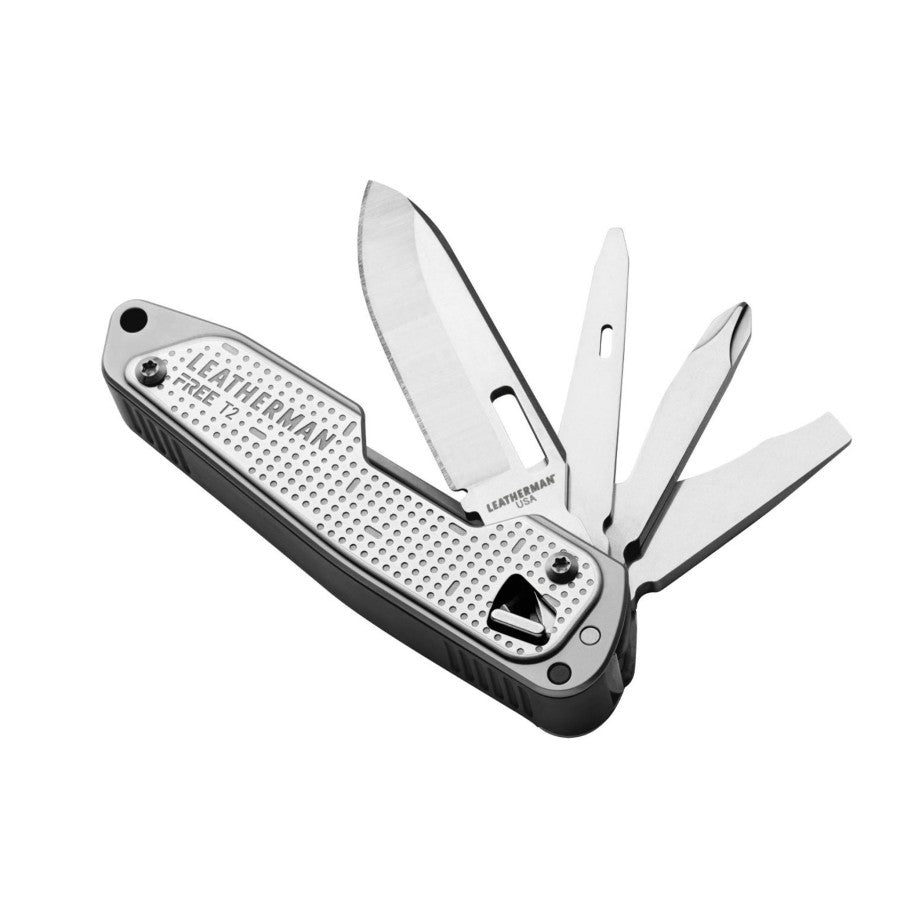 Leatherman Free T2 Compact Multi Tool Knife - Silver - - Mansfield Hunting & Fishing - Products to prepare for Corona Virus