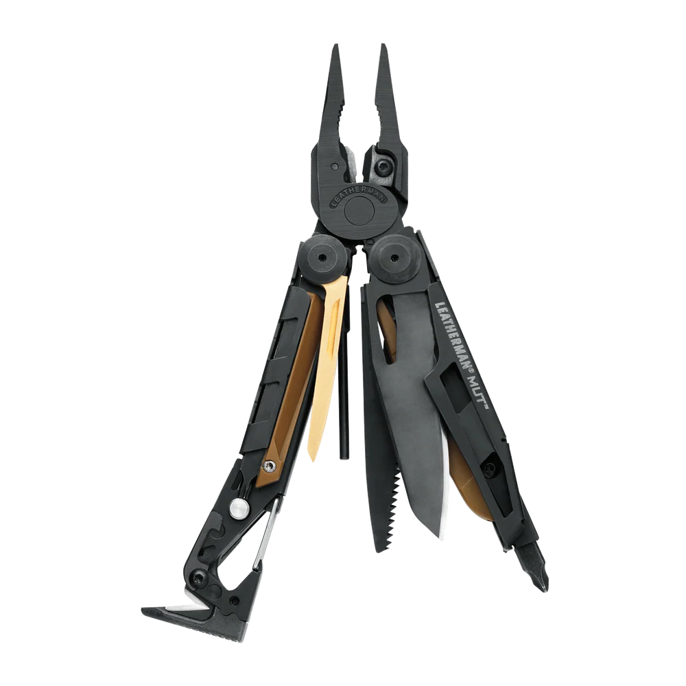 Leatherman MUT HD Black Oxide Multi Tool w Green Molle Sheath