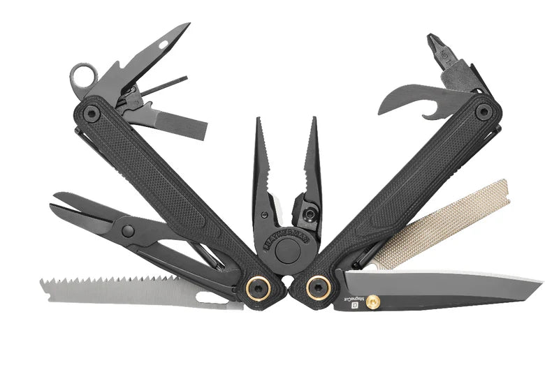 Leatherman Wave Alpha Multi Tool Magna Cut Steel Blade Black - - Mansfield Hunting & Fishing - Products to prepare for Corona Virus