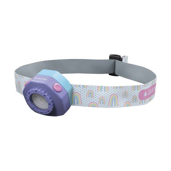 Led Lenser Kids Multi Color Headlamp - 40lm Rechargeable - Purple - - Mansfield Hunting & Fishing - Products to prepare for Corona Virus