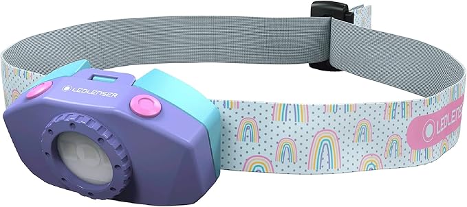 Led Lenser Kids Multi Color Headlamp 40lm - Purple - PURPLE - Mansfield Hunting & Fishing - Products to prepare for Corona Virus
