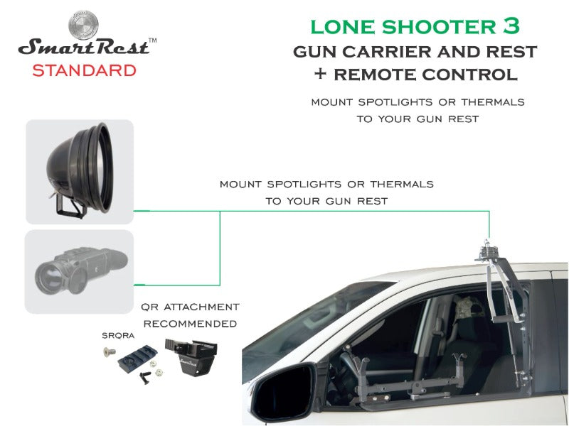 Smart Rest Lone Shooter 3 std (2 boxes) - - Mansfield Hunting & Fishing - Products to prepare for Corona Virus