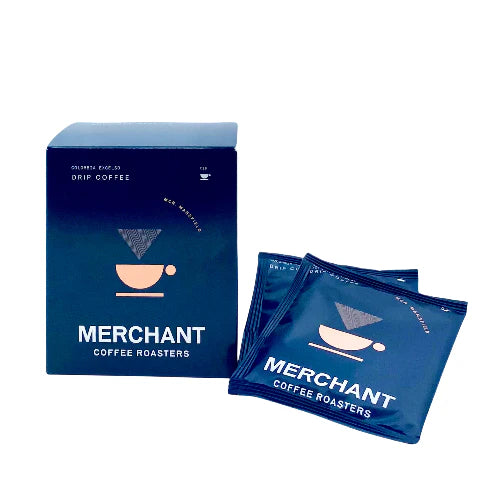 Merchant Coffee Drip Filter Stachets - Colombia - - Mansfield Hunting & Fishing - Products to prepare for Corona Virus