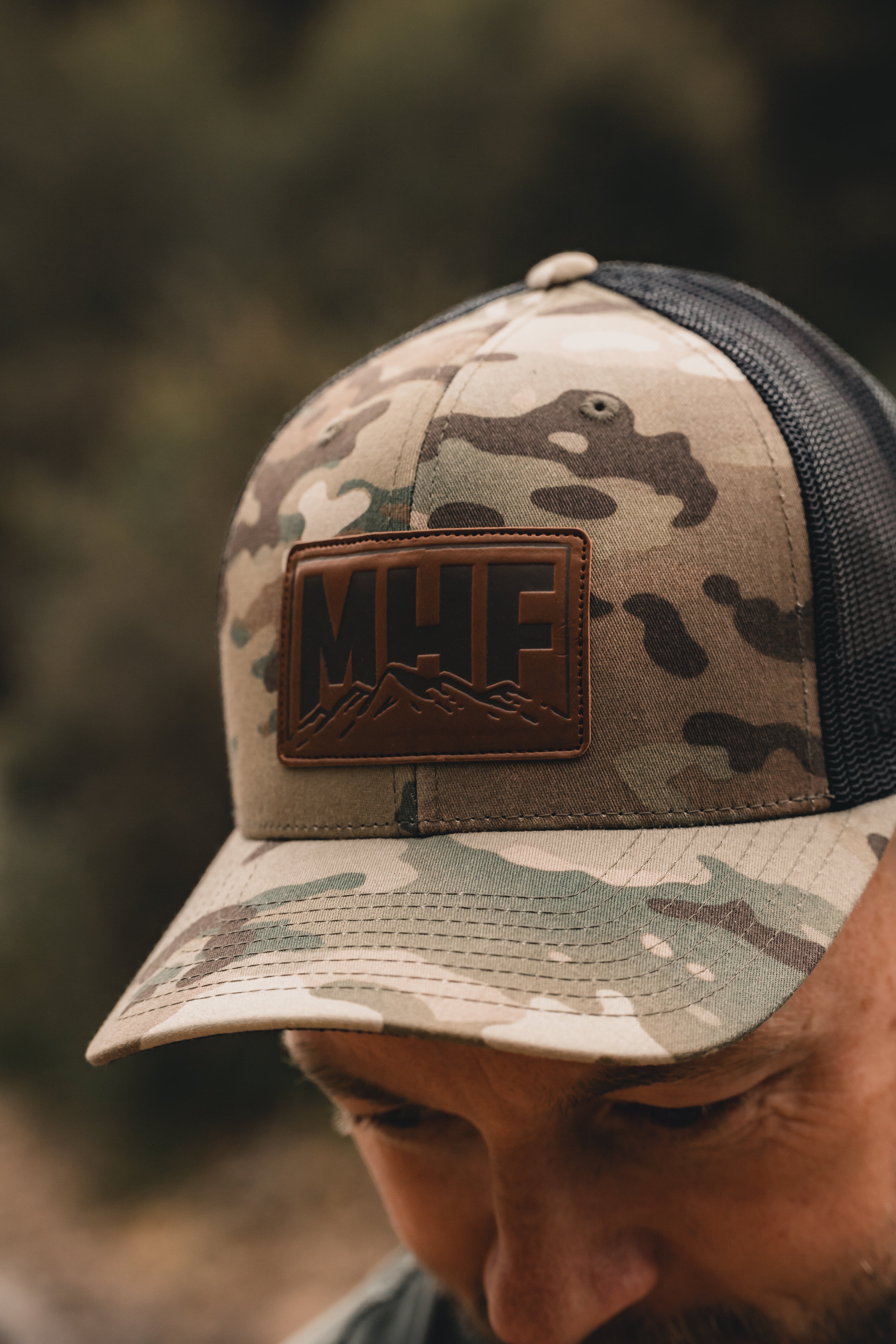 MHF Camo Trucker Cap - - Mansfield Hunting & Fishing - Products to prepare for Corona Virus