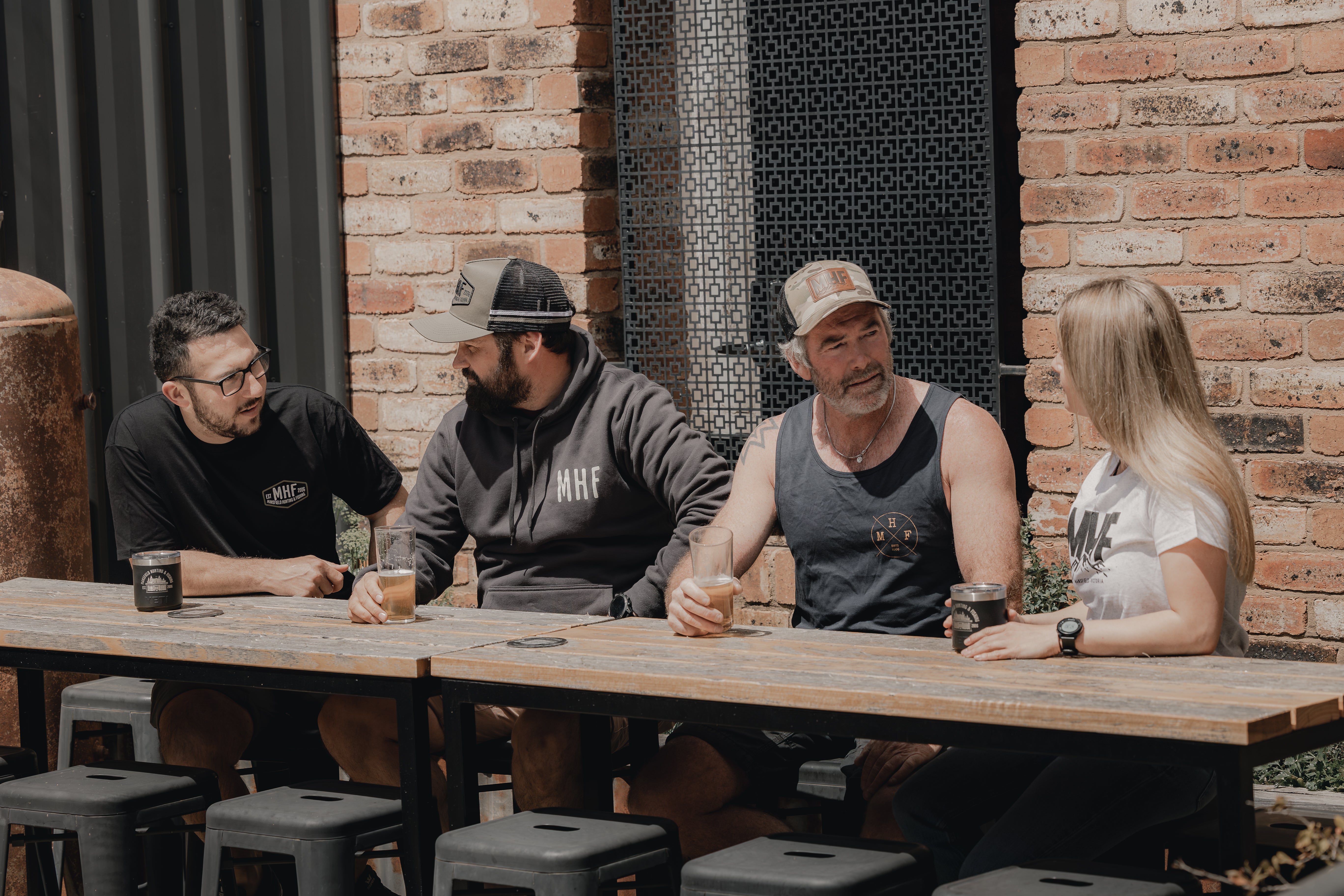 MHF Lifestyle BBQ Singlet - Navy - S / NAVY - Mansfield Hunting & Fishing - Products to prepare for Corona Virus