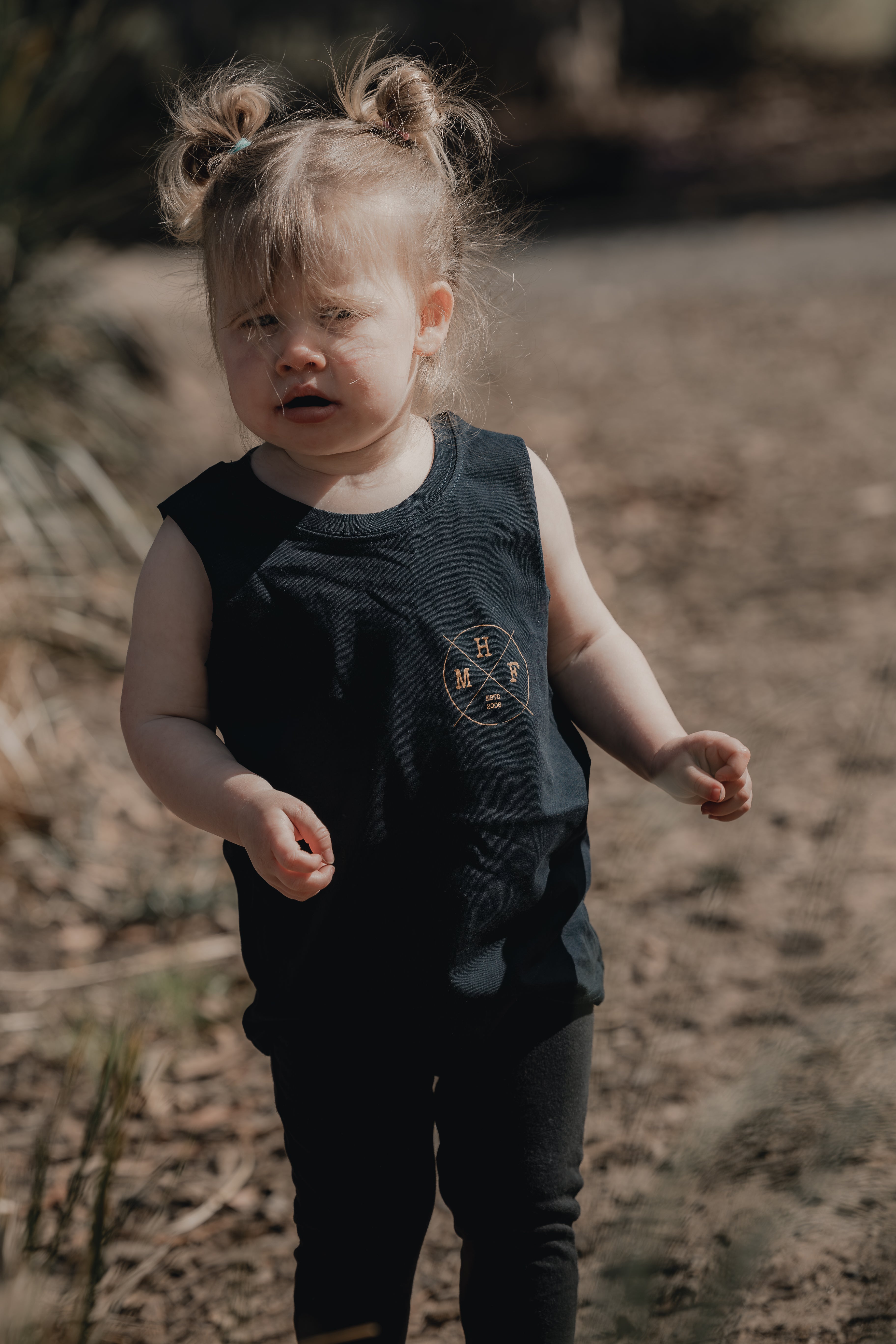 MHF Kids Lifestyle Singlet - Navy -  - Mansfield Hunting & Fishing - Products to prepare for Corona Virus
