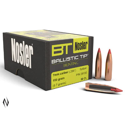 Nosler 7mm 150gr Ballistic Tip Projectiles - 50pk -  - Mansfield Hunting & Fishing - Products to prepare for Corona Virus