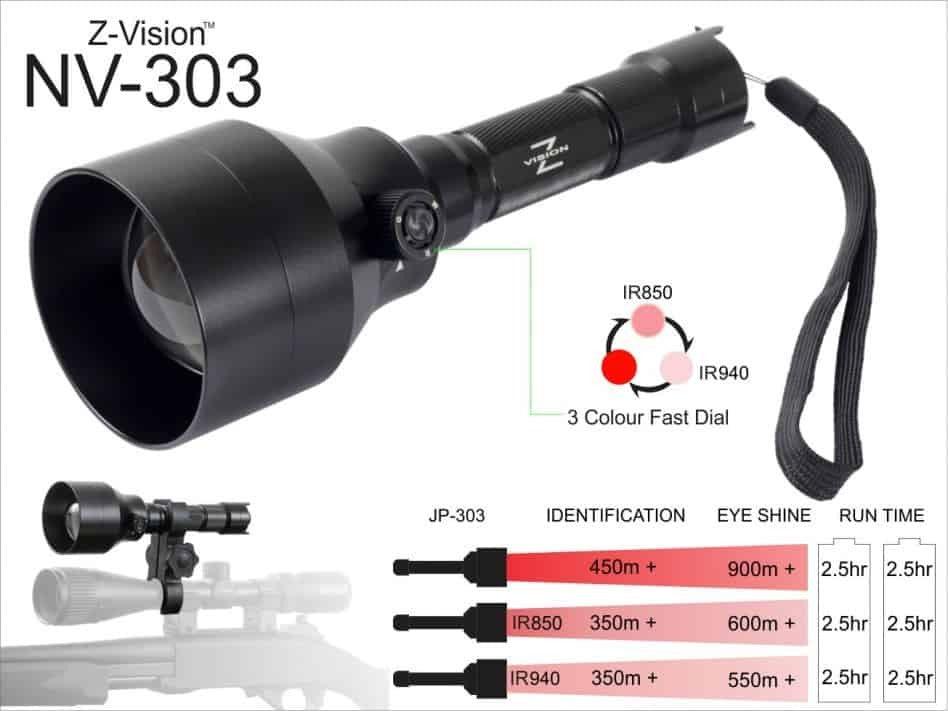 Z-Vision 3 in 1 Red Pill IR Light -  - Mansfield Hunting & Fishing - Products to prepare for Corona Virus