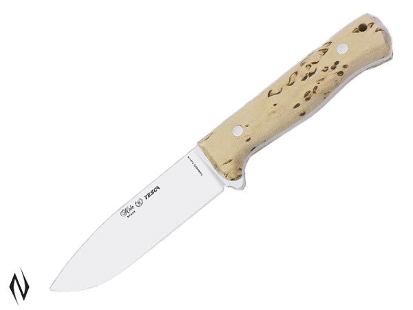 Nieto Yesca Curly Fixed Blade Knife Birch - 11.5CM - - Mansfield Hunting & Fishing - Products to prepare for Corona Virus