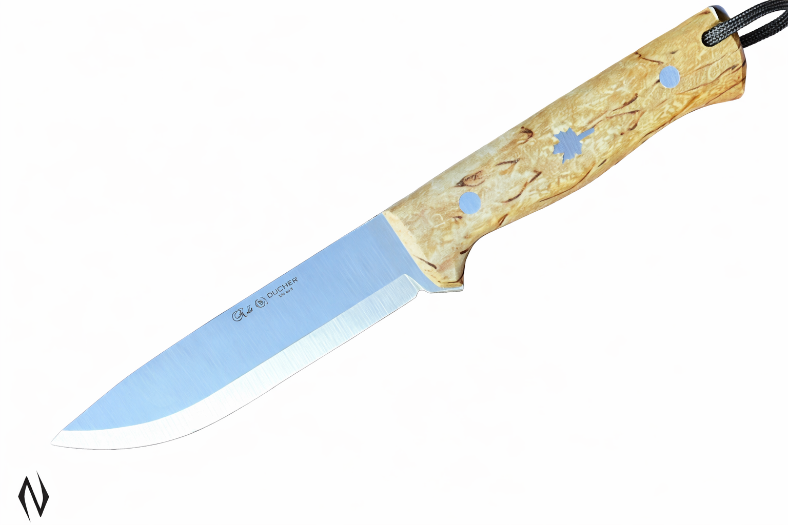 Nieto Butcher Knife - Curly Birch - - Mansfield Hunting & Fishing - Products to prepare for Corona Virus
