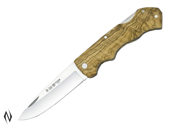 Nieto Storm Olive Wood 8.5cm Folding Knife - - Mansfield Hunting & Fishing - Products to prepare for Corona Virus