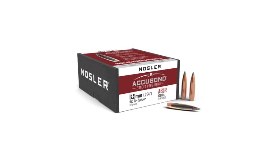 Nosler 6.5mm 150gr Spitzer Accubond Long Range Projectiles - 100pk - - Mansfield Hunting & Fishing - Products to prepare for Corona Virus