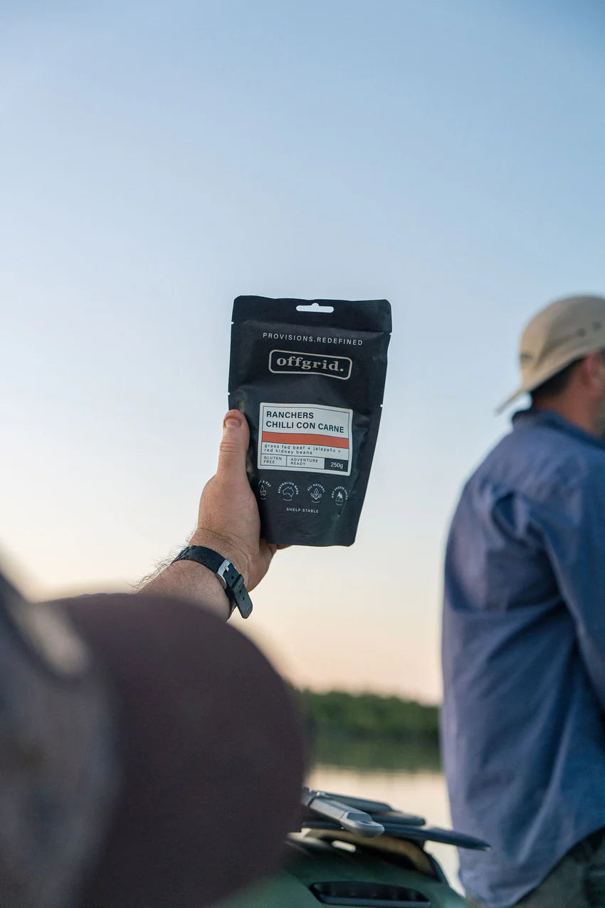 Offgrid Provisions Ranchers Chilli Con Carne - 250g - - Mansfield Hunting & Fishing - Products to prepare for Corona Virus