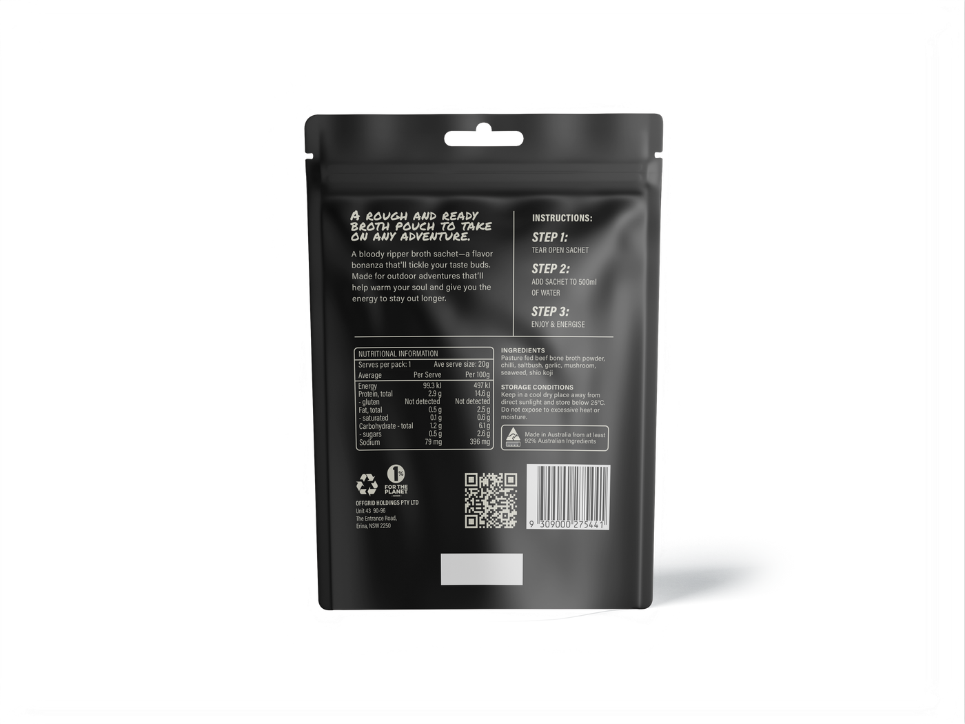 Offgrid Provisions Sandover Bone Broth 140gr